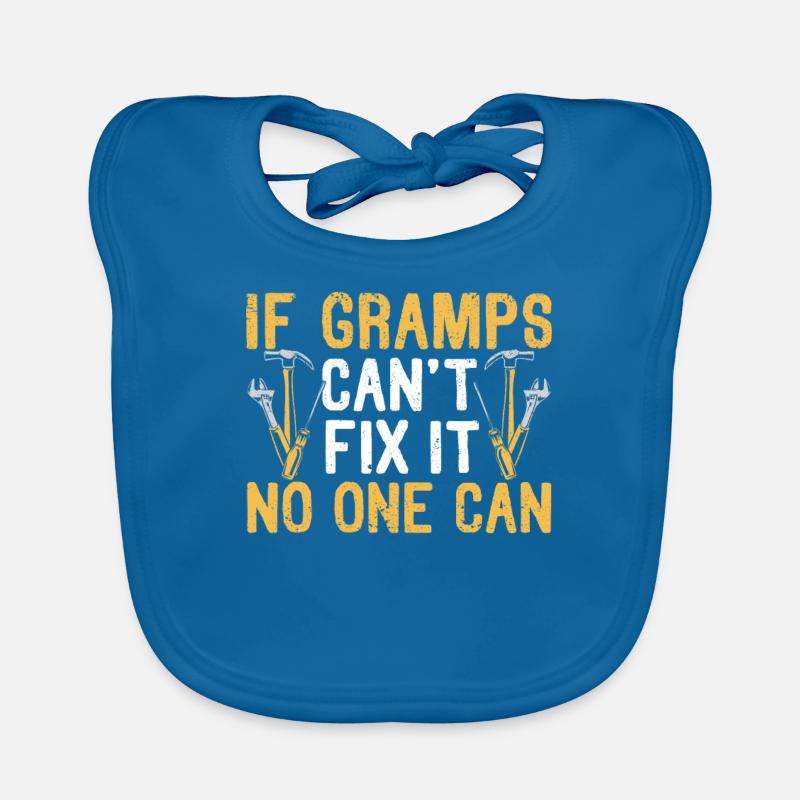 If grandpa can't fix it, so can Organic Baby Bibs