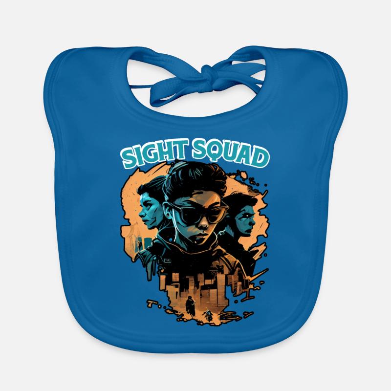 Sight Squad 6 Organic Baby Bibs