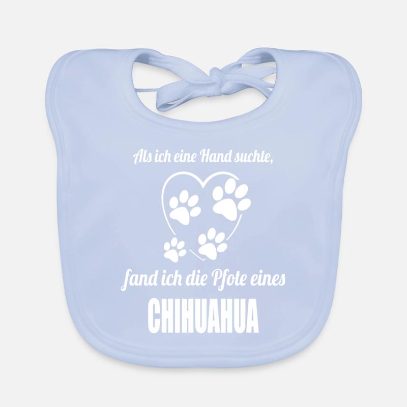 Hand & Pfote - Spruch - Chihuahua Baby Bio-Lätzchen