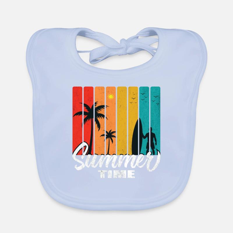 Summer Time Organic Baby Bibs