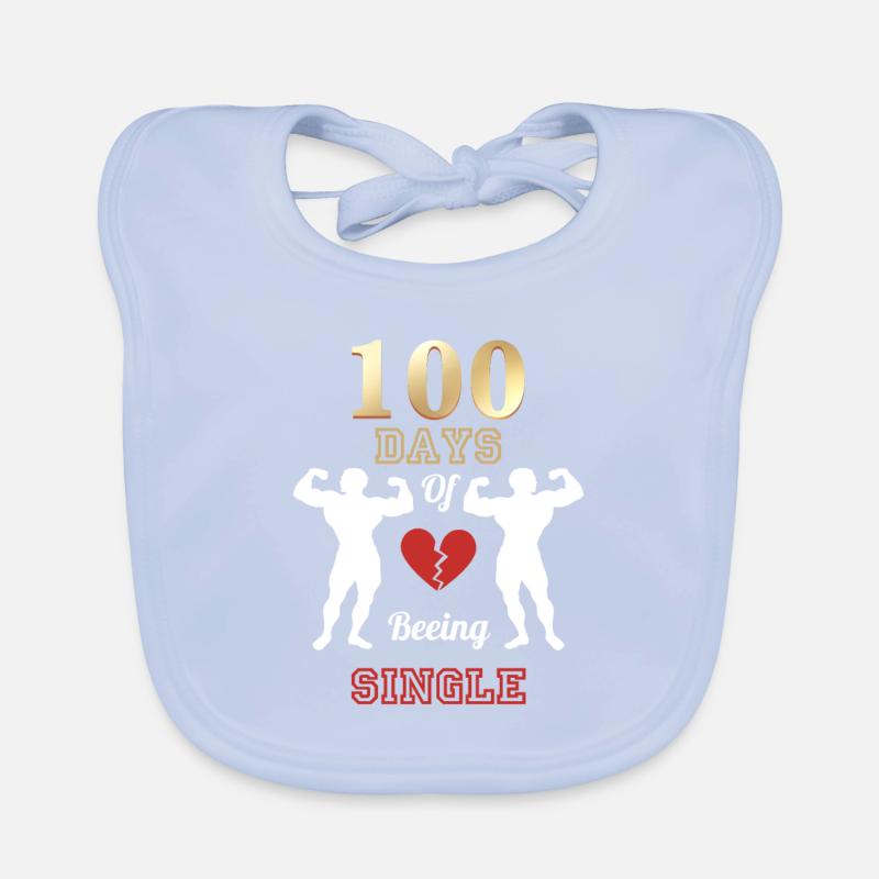 100 jours de célibataire Bavoir bio Bébé