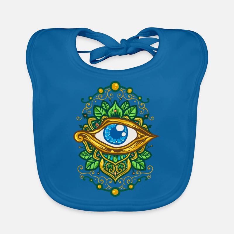 Œil d’Horus Bavoir bio Bébé
