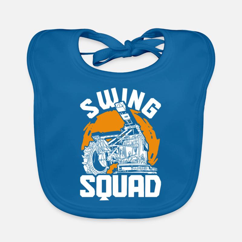 Excavator Driver Swing Squad Bavoir bio Bébé