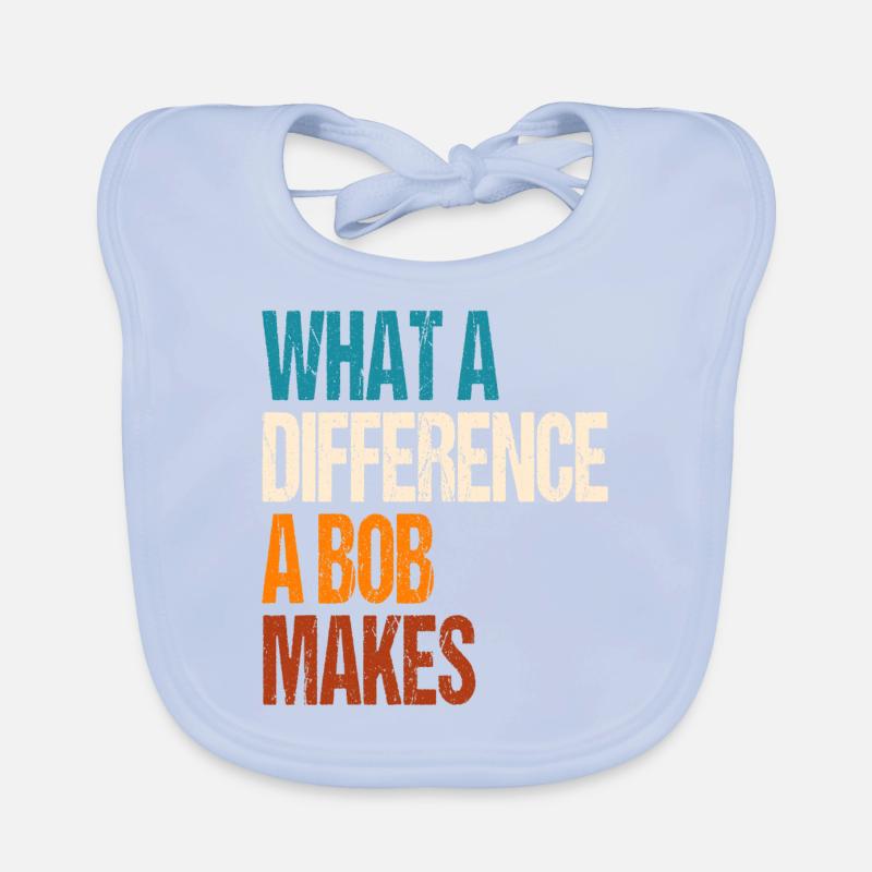 Lustiger Bob-Spruch Baby Bio-Lätzchen