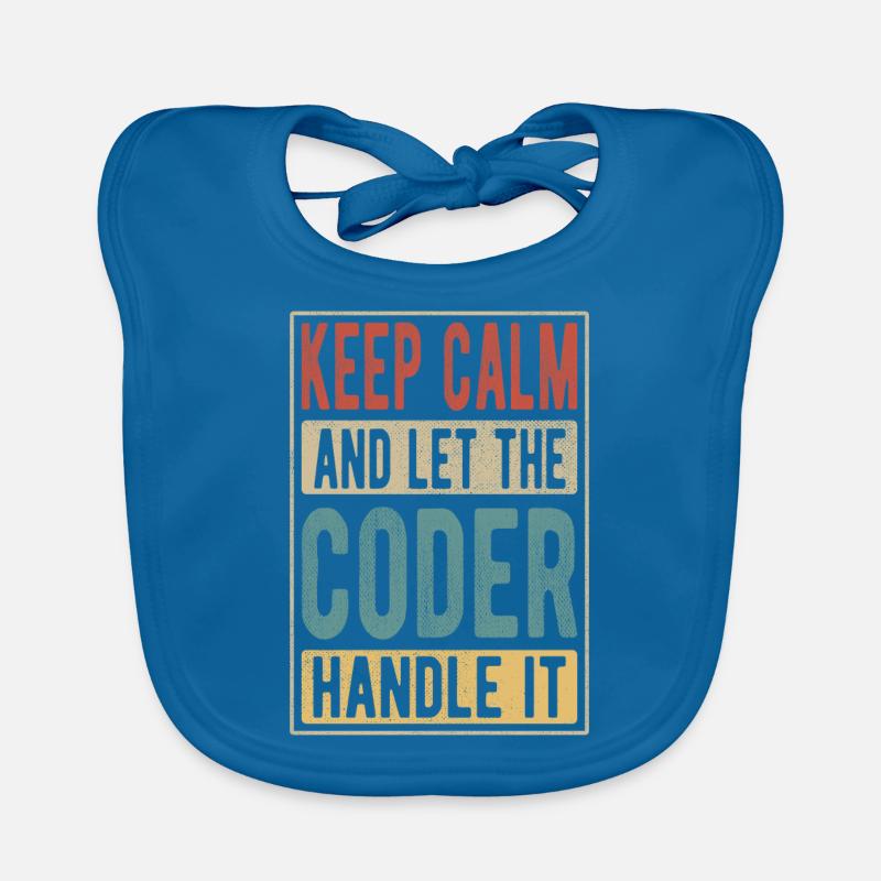 Coder Retro Gift Organic Baby Bibs