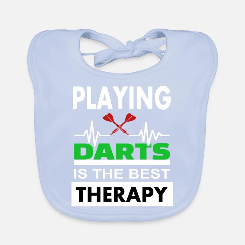 Darts Play Darts Player Dartboard Gift Idea Bavoir bio Bébé