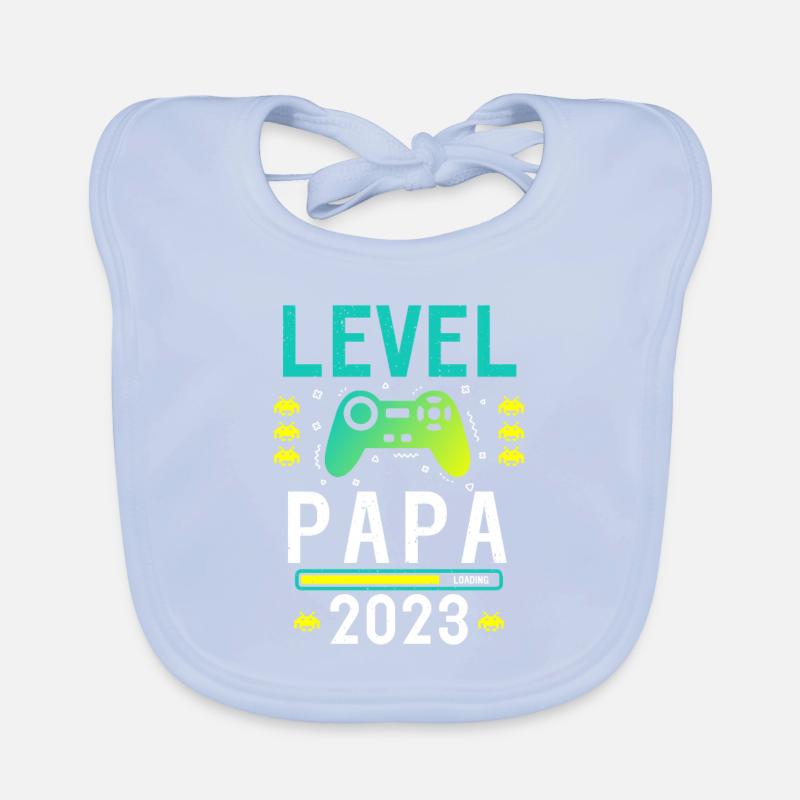 Papa Level Loading 2023 Baby Bio-Lätzchen