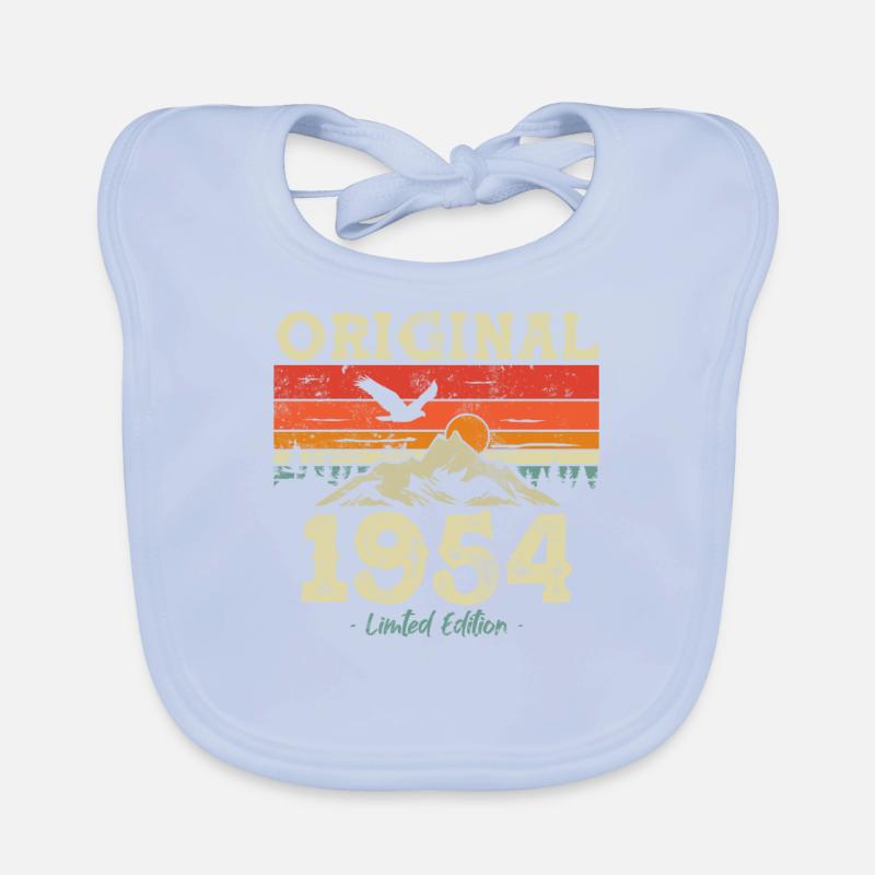 Birthday present 1954 Organic Baby Bibs