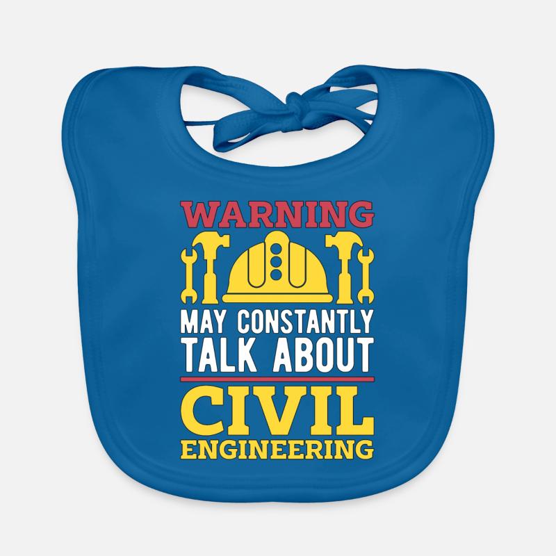 Civil Engineer Warning May Constantly Contractor Organic Baby Bibs