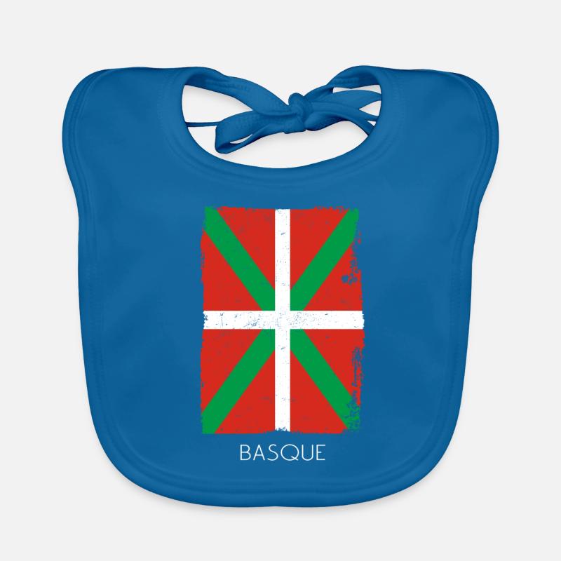 Pays Basque Drapeau Basque Bavoir bio Bébé