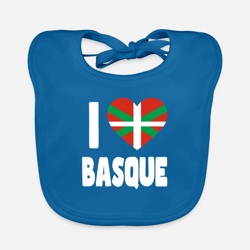 Pays Basque Drapeau Basque Bavoir bio Bébé