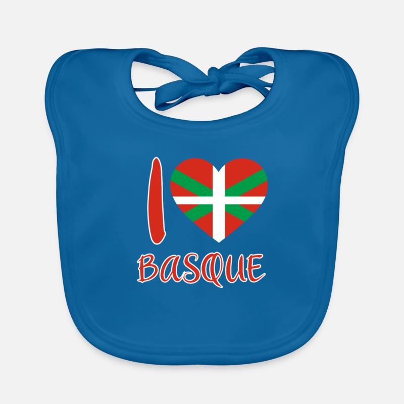Pays Basque Drapeau Basque Bavoir bio Bébé