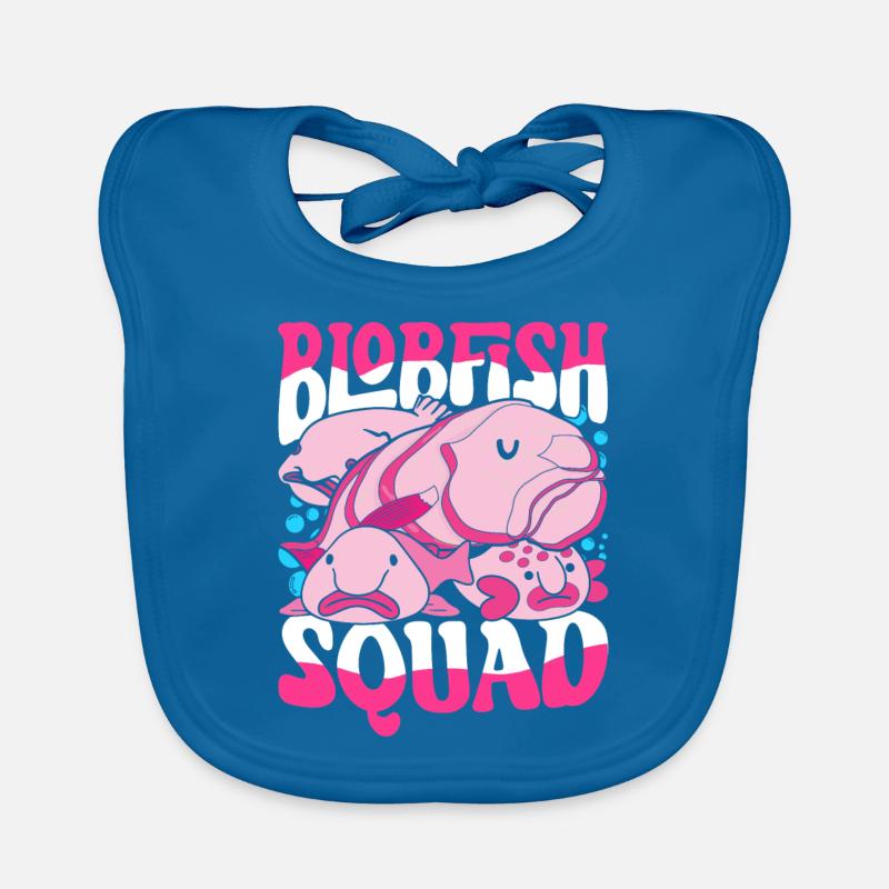 Blobfisch Blobfish Squad Baby Bio-Lätzchen