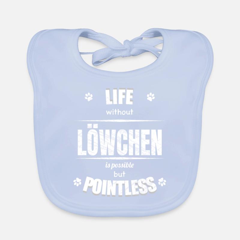 Life is possible but pointless - Löwchen Baby Bio-Lätzchen