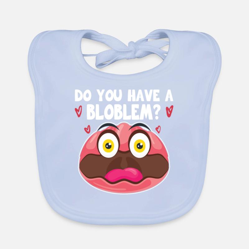Costume de Blobfish - Visage de poisson Blob laid - Bavoir bio Bébé