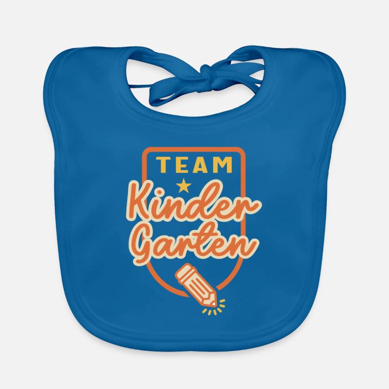 Team Kindergarten Teacher Student Back to School Organic Baby Bibs