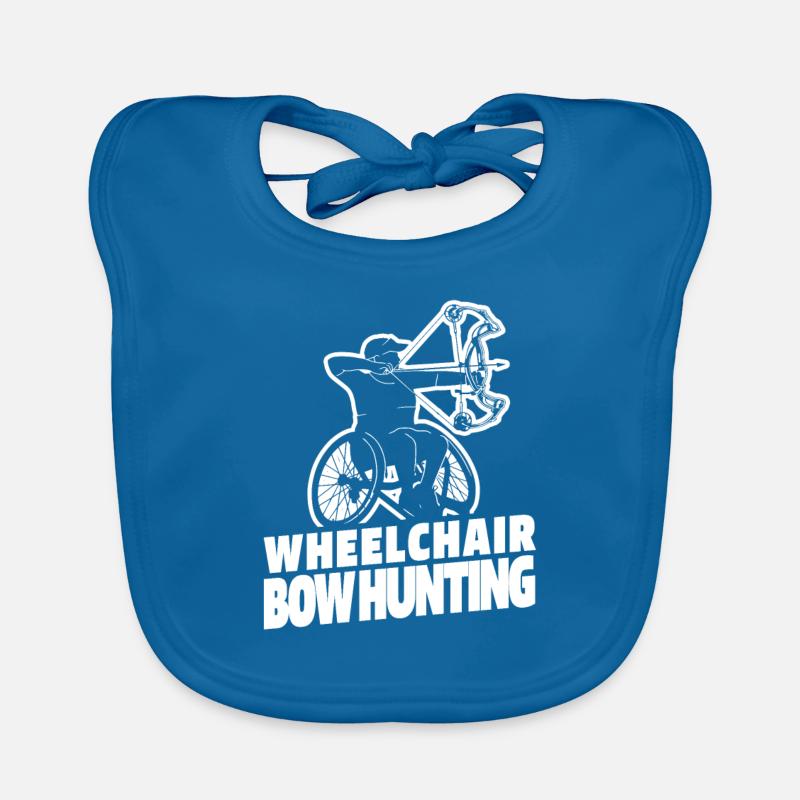 Bow Hunting Bowhunter Wheelchair Organic Baby Bibs
