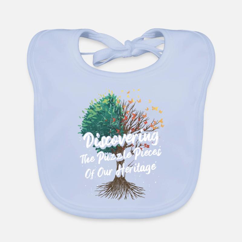 Genealogie Spruch Baby Bio-Lätzchen