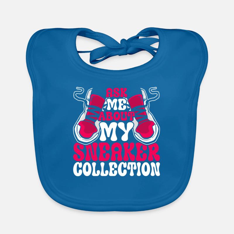 Sneaker Collector Ask Me About My Sneaker Collection Organic Baby Bibs