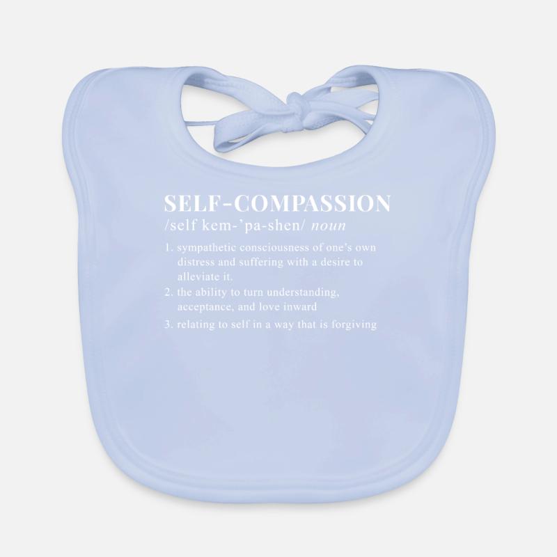 Mindfulness Dire auto-compassion Bavoir bio Bébé
