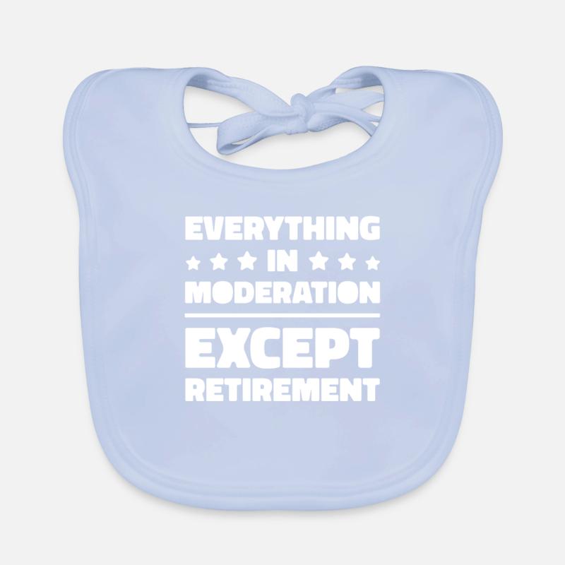 Pensioner Pension Funny Organic Baby Bibs