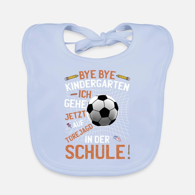 Kindergarten Grundschule Einschulung Baby Bio-Lätzchen