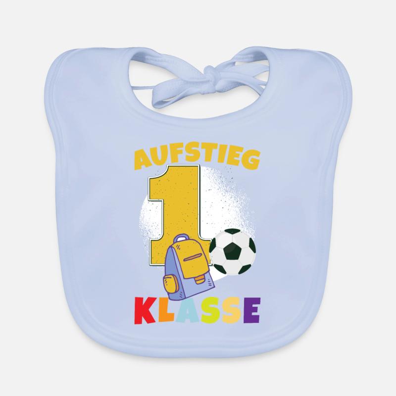 Aufstieg 1. Klasse Baby Bio-Lätzchen