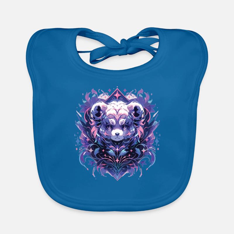 Panda Panda Tête Panda Ours Panda Panda Bébé Bavoir bio Bébé