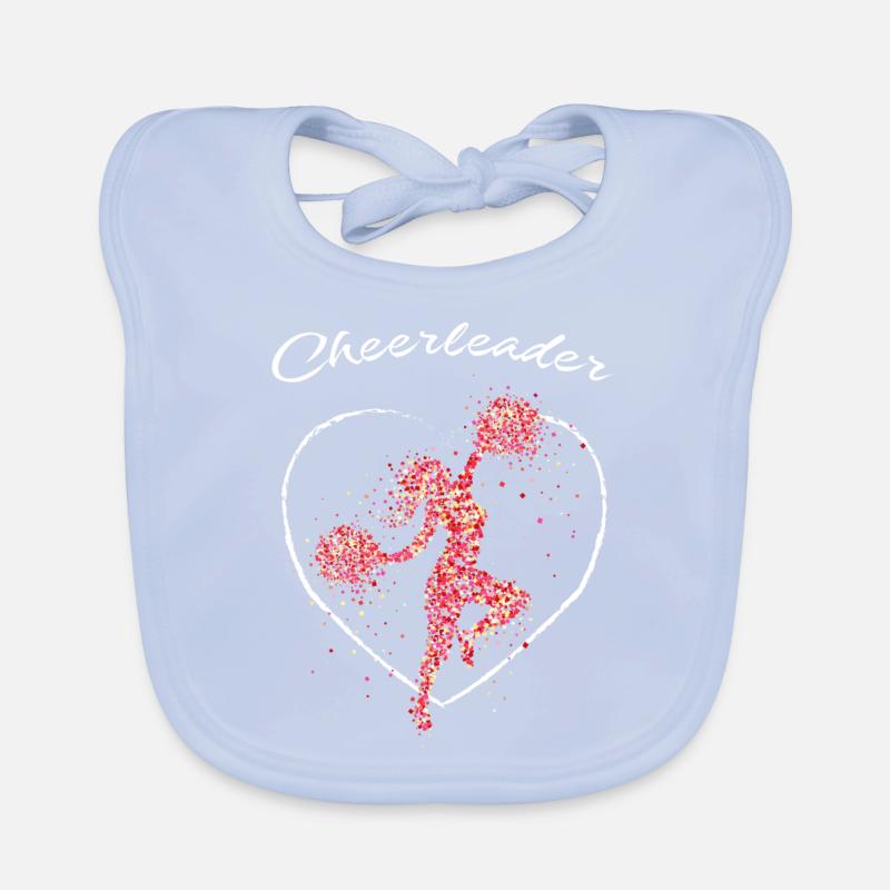 Chorégraphie du championnat de cheerdance Cheerleader Bavoir bio Bébé