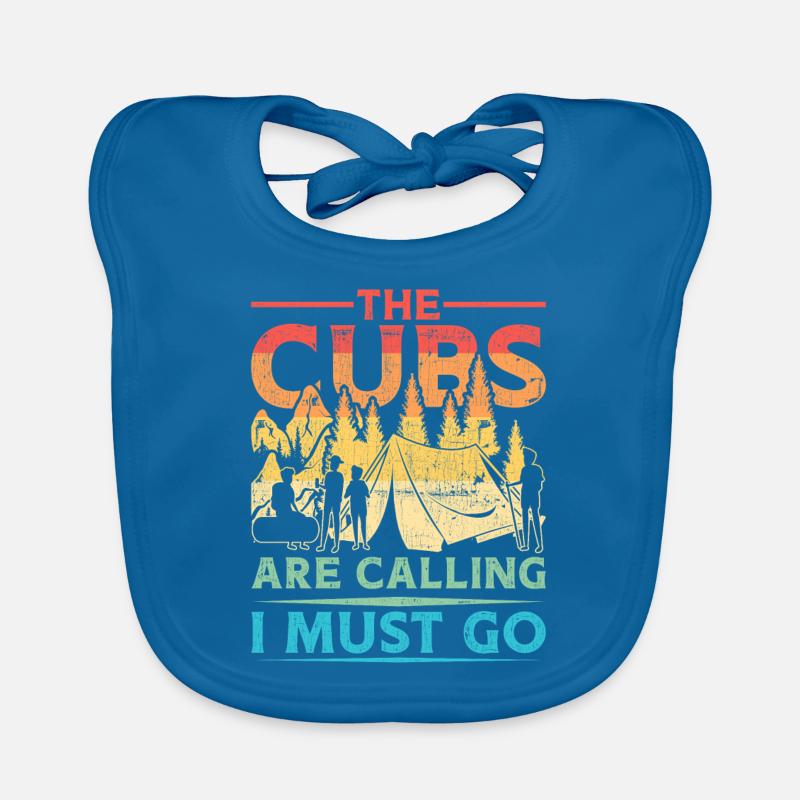 Scout Guide The Cubs Are Calling I Must Go Organic Baby Bibs