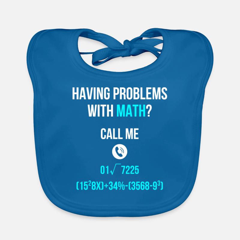 Apprendre l’école de mathématiques Bavoir bio Bébé