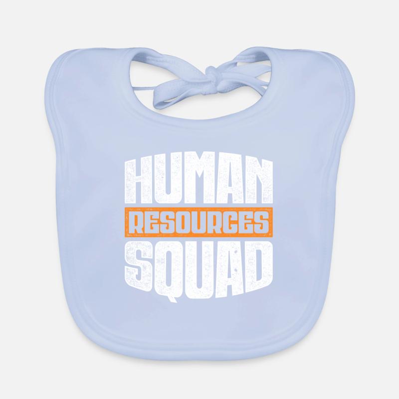HR Manager Personalmanager Human Resources Squad Baby Bio-Lätzchen