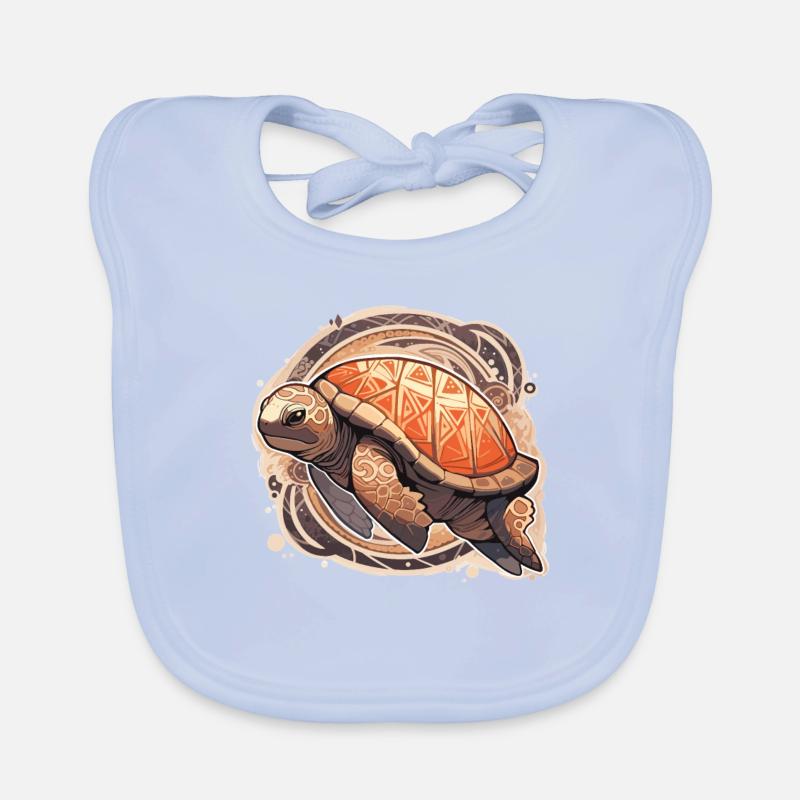 Tortue Bavoir bio Bébé