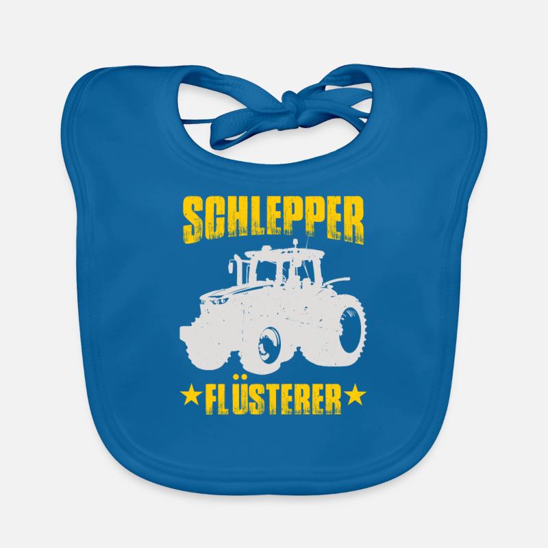 Schlepper Flüsterer Baby Bio-Lätzchen