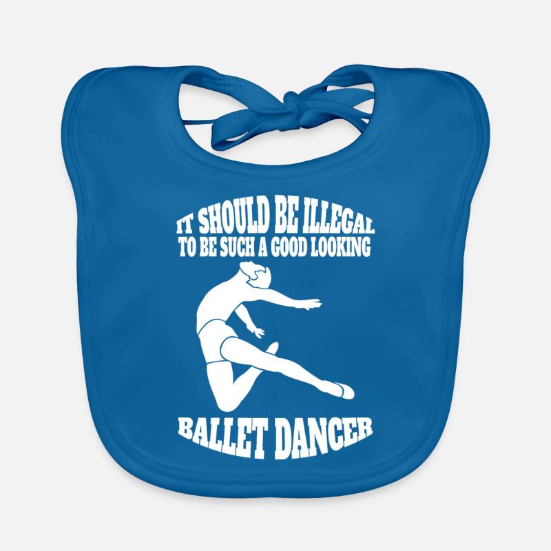 Ballet Dancer Gift Dance Ballerina Dance Class Organic Baby Bibs
