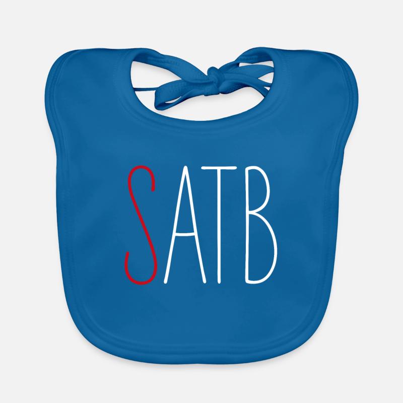 SATB Soprano Singer Musician Choir Singing Organic Baby Bibs
