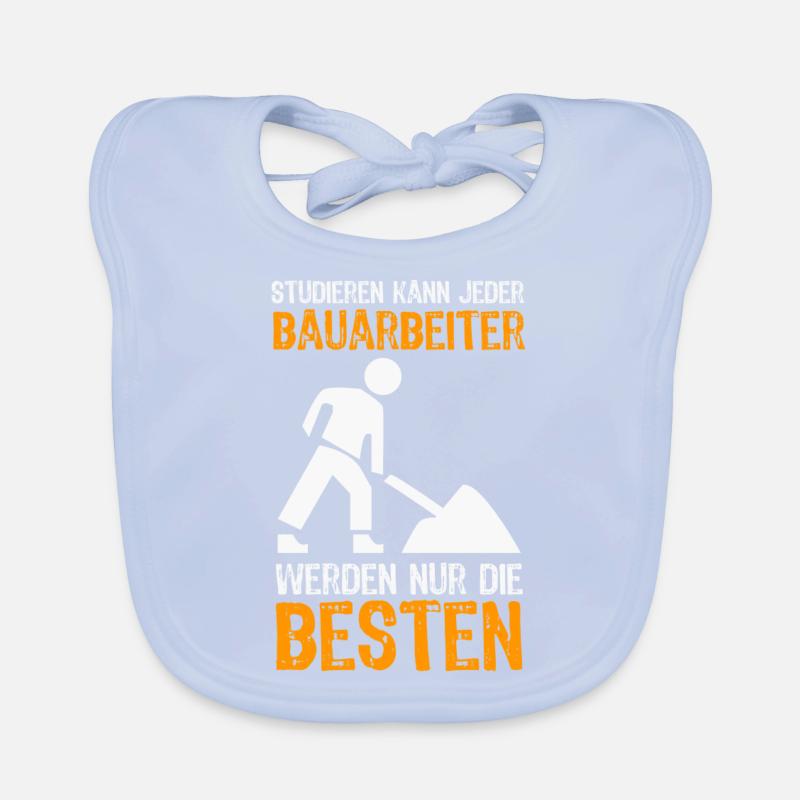 Bauarbeiter Baby Bio-Lätzchen
