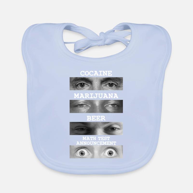 Math Test Surprise Organic Baby Bibs