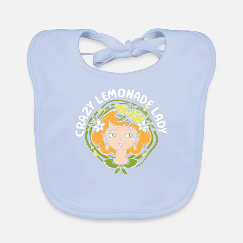 Crazy Lemonade Lady Lemonade Lemonade Organic Baby Bibs