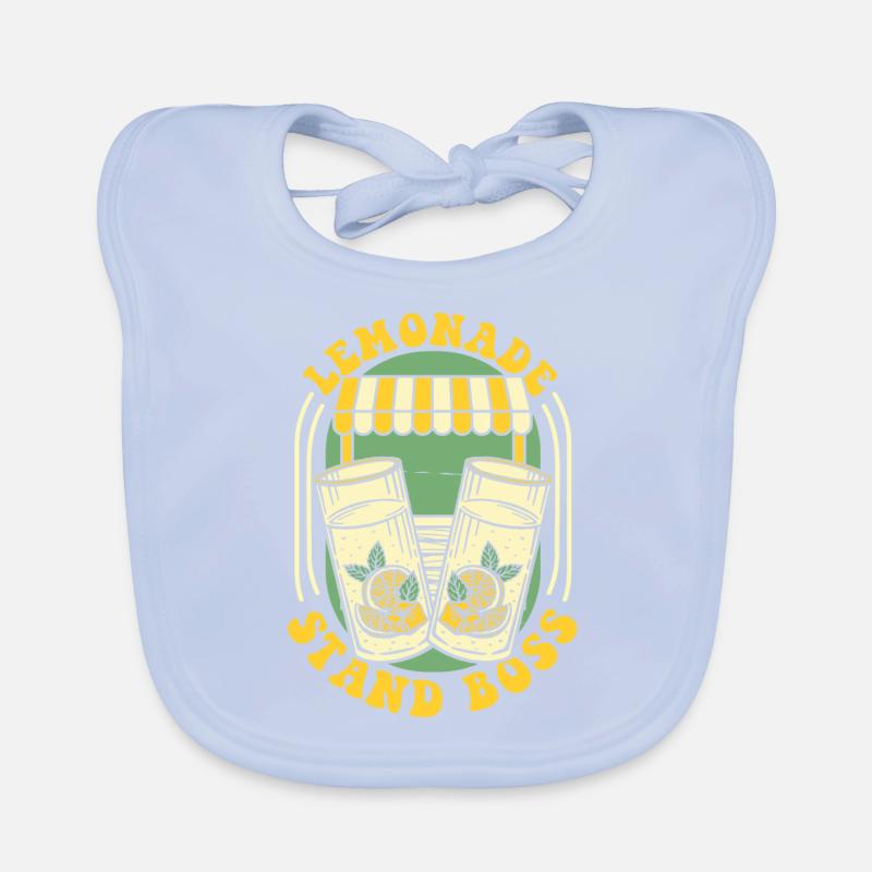 Leomande Stand Limonade Limonade Bavoir bio Bébé