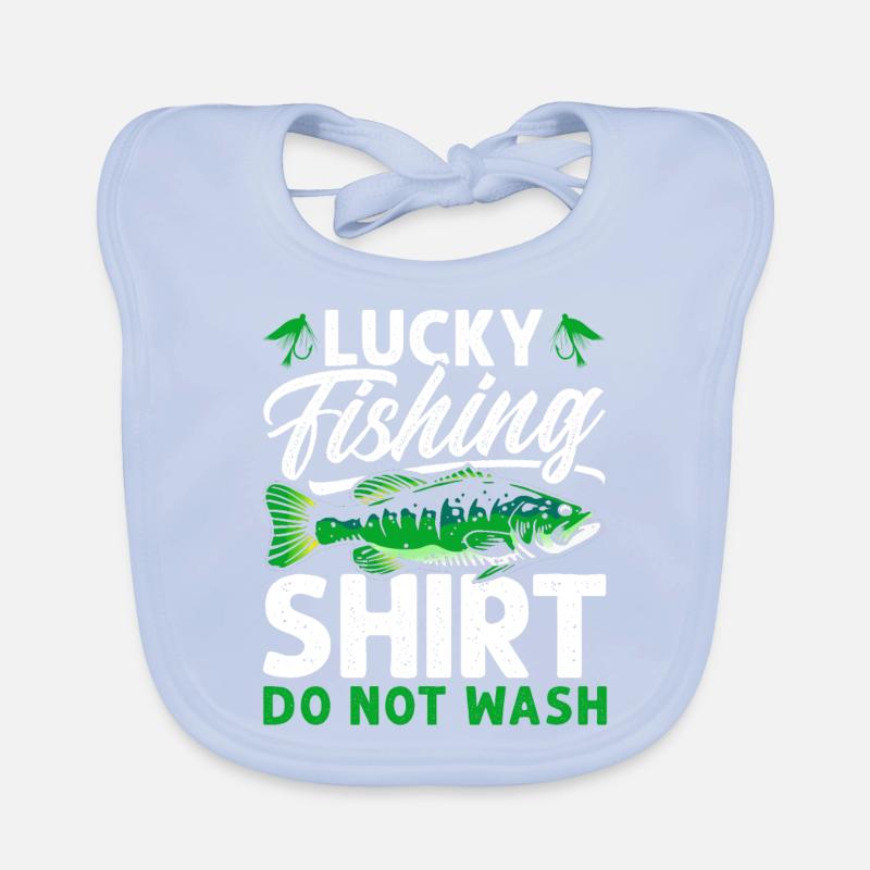 Pêche chanceuse Bavoir bio Bébé