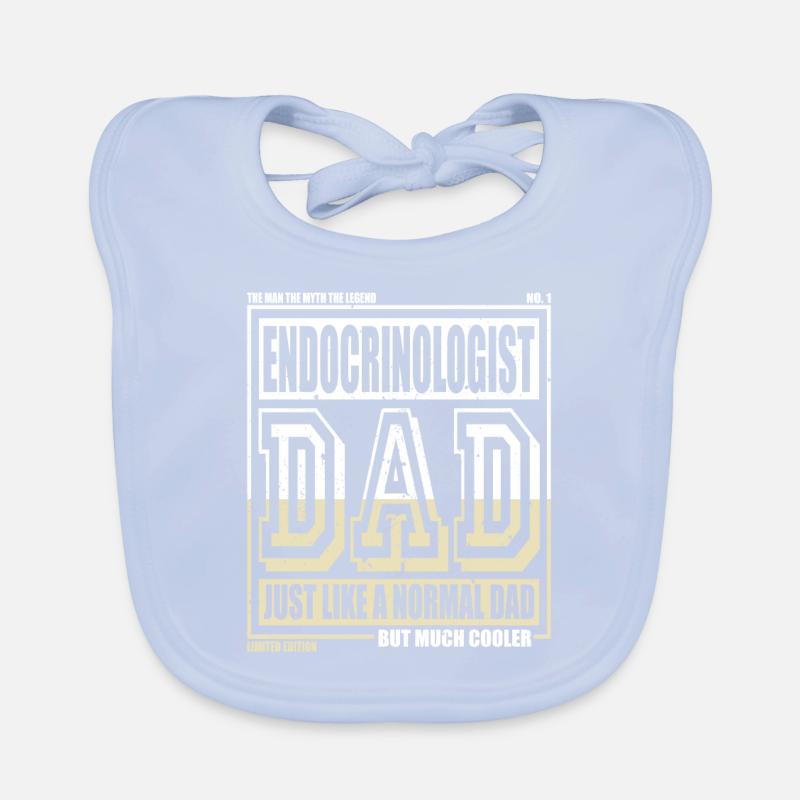Endocrinologist Dad Gift Organic Baby Bibs