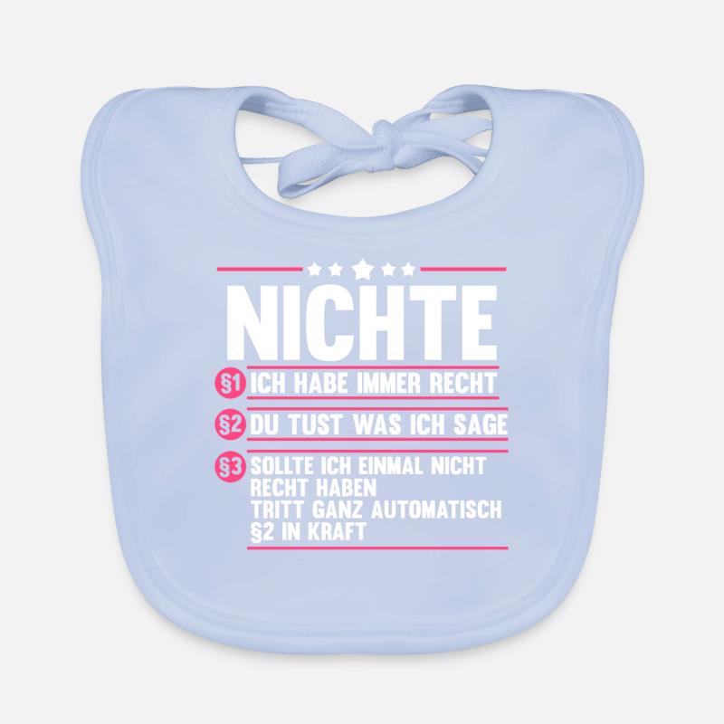Nichte Baby Bio-Lätzchen
