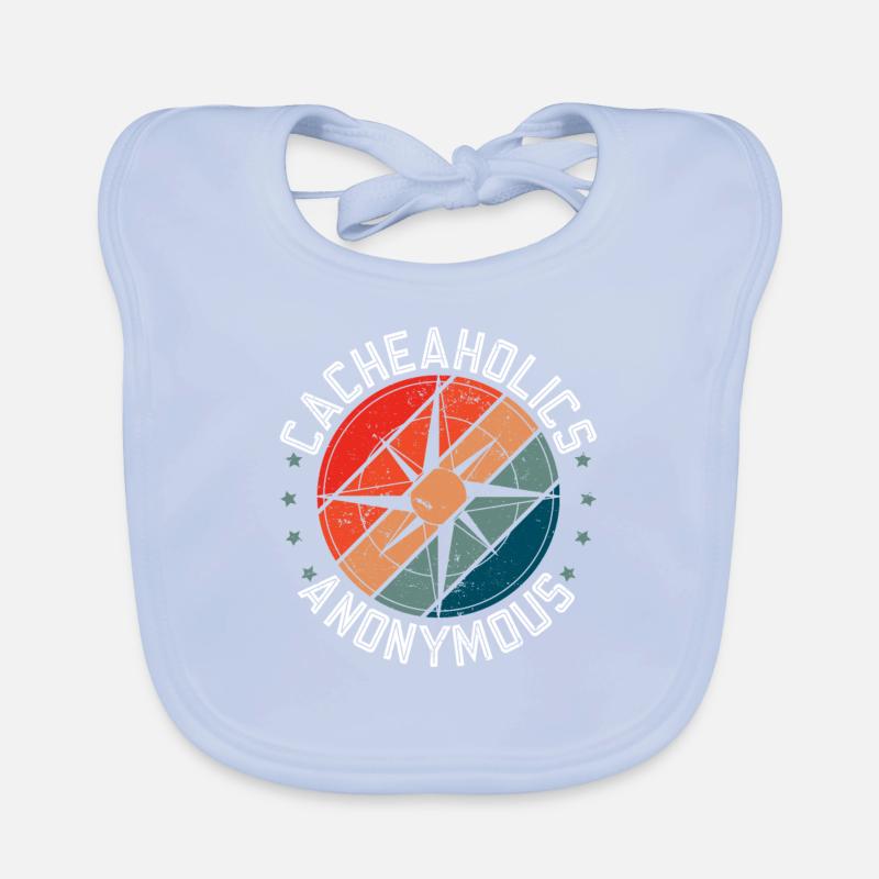 Cacheaholics Anonymous - Geocaching Geocacher Bavoir bio Bébé