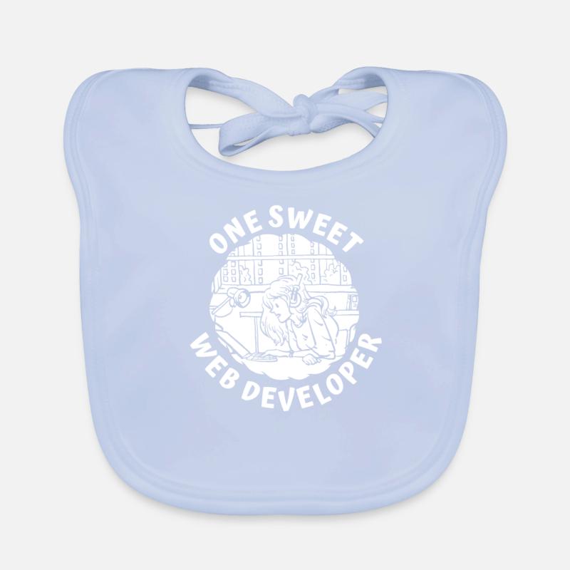 Web Entwickler Webdeveloper Baby Bio-Lätzchen