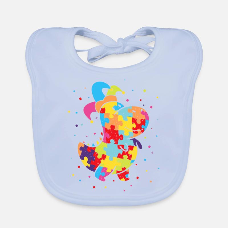 Carnaval Carnaval Confettis Fool’s Cap Dinosaur Bavoir bio Bébé