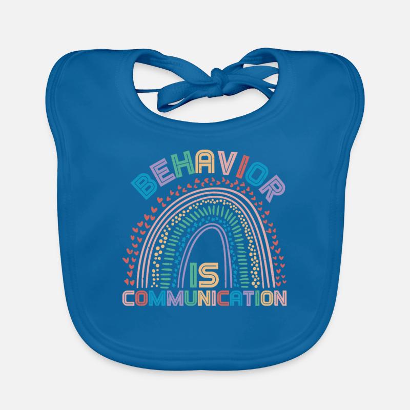Behavior Is Communication 21 Organic Baby Bibs
