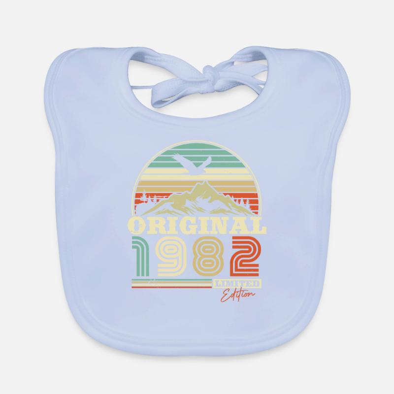 1982er Geburtstags-Geschenk Bavoir bio Bébé