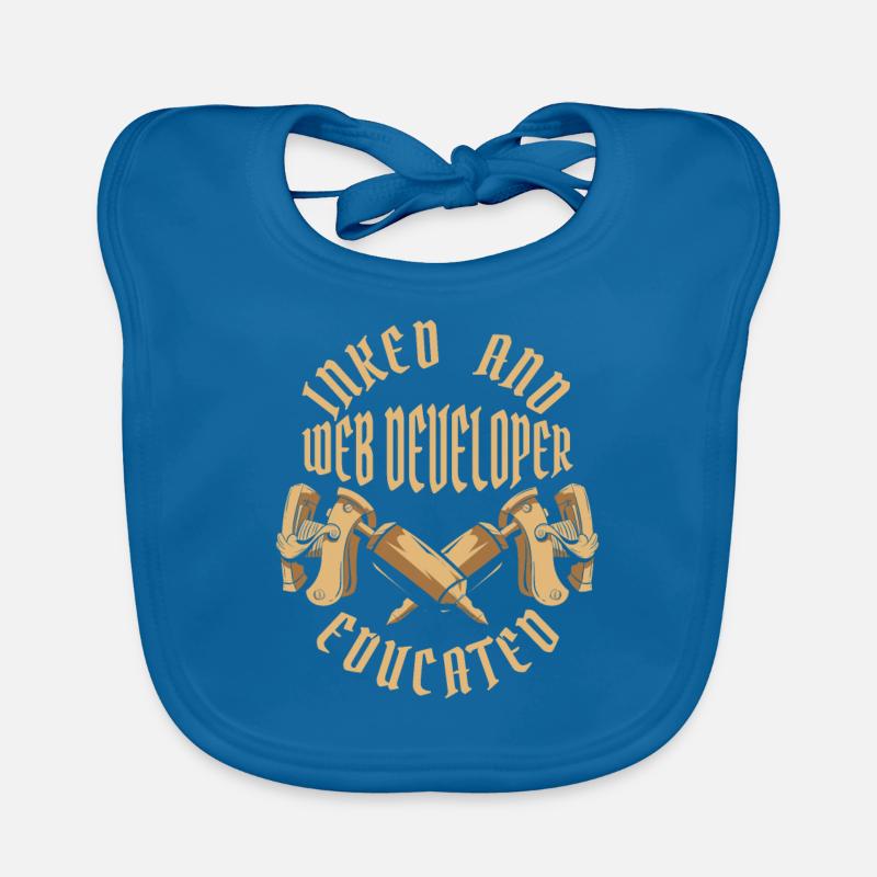 Développeur Web Webdeveloper Tattoo Bavoir bio Bébé