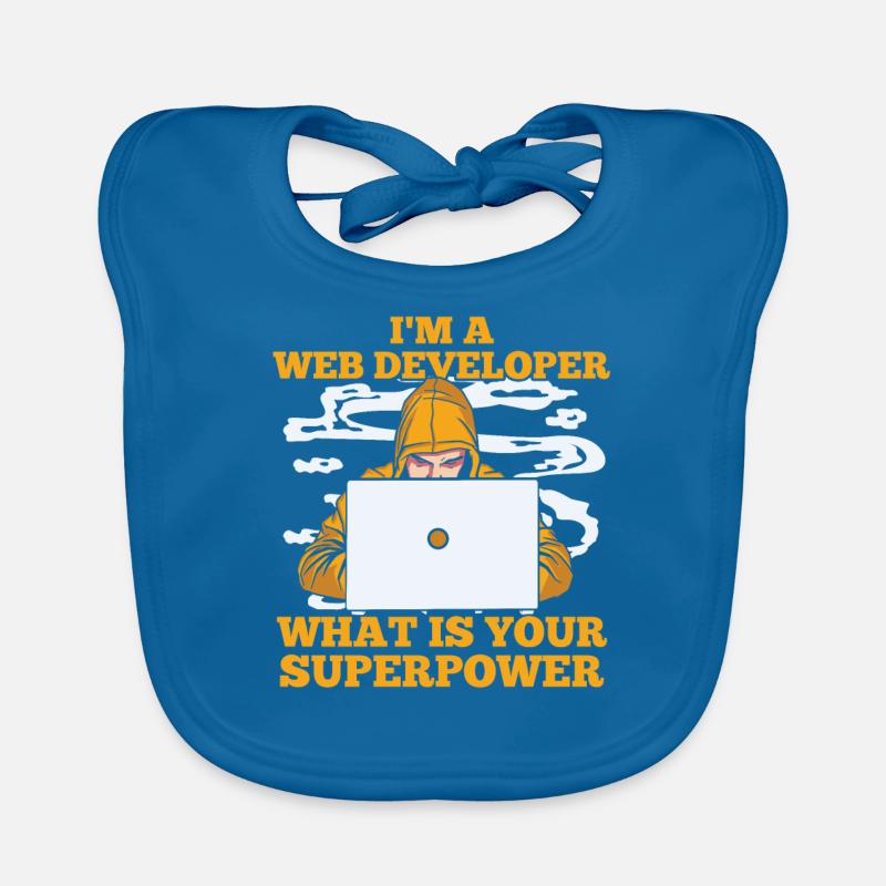 Web Entwickler Webdeveloper Zool Baby Bio-Lätzchen